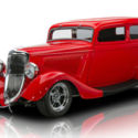 1934 Ford Tudor  1534 Miles Red Sedan 350 V8 3 Speed Automatic