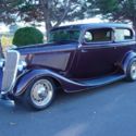 1934 Ford Two Door-Chopped-Steel Body-Beautiful Street Rod-Perfect Driver