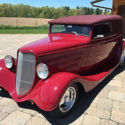 1934 Ford Vicky Cabriolet, Chevy ZZ4 Crate Motor, Removable Top, Mustang Front!