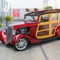 1934 Ford Woody Wagon Custom 2171 Miles Vibrance Hellfire