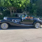 1934 Mercedez Benz 500K Roadster Original 1,680 miles since build.