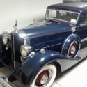 1934 Packard 1100 Sedan Blue RWD Manual Super Eight Headlights, Dual Sidemounts