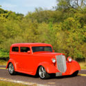 1934 Plymouth 2 Door Custom Street Rod, Suicide Doors Chopped Top, 360 V-8! A/C