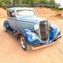 1934 Two Tone Blue Street Rod Steel Fatman