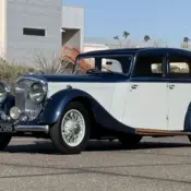 1935 Bentley 3.5 Liter Sports Saloon by Park Ward 44219 Miles Dark Blue Metatli