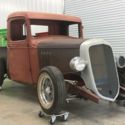 1935 chevy tall cab pick up project truck, custom chassis, IFS, disk Brakes