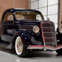 1935 FORD 3-WINDOW COUPE Fresh Concours Rotisserie Build Award Winning Show Car!