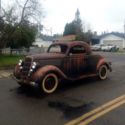 1935 ford 3 window coupe hot rod rat rod