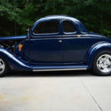 1935 Ford 5-Window Coupe * Original Steel Body * Leather AirRide AC