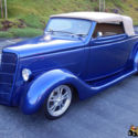 1935 Ford Cabriolet All Steel 350/385HP Fast Burn 700R4 AOD Ford 9&#034; Power IFS AC