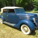 1935 FORD CONVERTIBLE SEDAN, 15 YEAR RESTORATION, BOOK VALUE OVER $55,000.