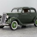 1935 Ford Model 48 Touring Sedan 22322 Miles Vineyard Green Sedan 221 Flathead V