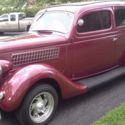 1935 ford street rod 2dr slant back sedan