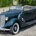 1935 Lincoln LeBaron conv sedan with roll up division window