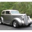 1935 Plymouth 2 door resto mod 100 Miles Silver sedan 454 CU-IN V8 Automatic