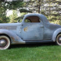 1936 36 ford 3w 3 window coupe hot rod old car vintage barn find survivor scta