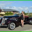 1936 AUBURN BOATTAIL SPEEDSTER RARE 5 SEAT BUILT IN '71 LOW MILES BEAUTIFUL COND
