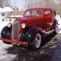 1936 Chevy Deluxe 2-Door, OZ Rodz Stealth Resto-Mod with big six and four speed