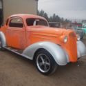 1936 CHEVY DELUXE 5 WINDOW COUPE LT1, 4L60 PROJECT CAR HOT RAT STREET ROD RATROD