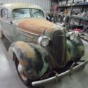 1936 chevy sedan&#039;  bought from original owners&#039; put in storage in 1950&#039;