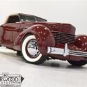 1936 Cord 810 Supercharged 12735 Miles Burgundy Convertible 288 cubic inch V8 Ma