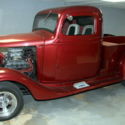 1936 CUSTOM CHEVROLET PICKUP TRUCK W/350 V8 & GM350 AUTO TRANSMISSION