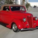 1936 Ford cabroilet  5411 Miles Red  v8 Automatic