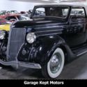 1936 Ford Club Cabriolet Black Convertible 221ci Flathead V8 92572 Miles