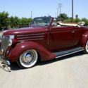 1936 Ford Club Cabriolet,21 Stud Flathead V8 ,Whitewalls,Daily driver