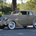 1936 Ford Convertible Sedan Convertible Sedan Documented & Restored Tan Manual