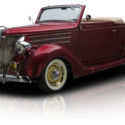 1936 Ford Deluxe Convertible 1,701 Miles Maroon Convertible 350 V8 4 Speed Autom