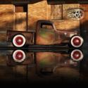 1936 Ford Hot Rod Patina Street Rat Chopped Pickup Truck Ford HotRod Traditional