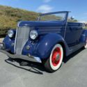 1936 Ford Model 68  7209 Miles Blue Convertible Sedan  3 Speed Manual