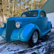 1936 Ford Model 68 Coupe Blue Street Rod
