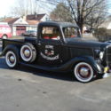1936 FORD PICKUP &#034;ALL HENRY FORD STEEL&#034; HOTROD.