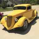 1936 Ford Pickup Pickup Yellow RWD Automatic fiberglass