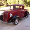 1936 Ford Pickup two toned Burgandy and Black