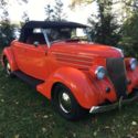 1936 Ford Roadster. All original Henry Ford steel. Go Cat Racing 8BA Flathead