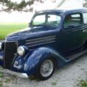 1936 FORD  STREET ROD 2 DOOR HUMPBACK SEDAN CHEV POWER ALL STEEL  TROPHY WINNER