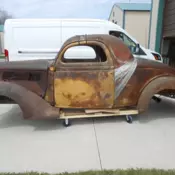 1936 ford three window coupe, Street Rod, Hot rod, rat rood, steel, original