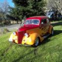 1936 Ford tudor slantback Pumped flathead 2X2&#039;s C4 auto 9 inch rear end