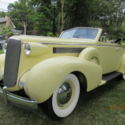 1937 Cadillac convertible series 6067 convertible coupe. Rumble seat, Sidemounts