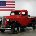 1937 Chevrolet GC 1/2 Ton  7 Miles Red and Black  216 6 Cylinder 3 Speed Manual