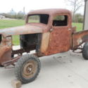 1937 Chevrolet half ton truck hot rod bobber parts project pickup clear Ks title