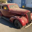 1937 Chevrolet Sedan 4 door suicide doors red all original