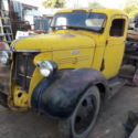 1937 Chevy 1.5 ton Truck flatbed,  yellow, straight 6,  1935 36 38 39