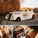 1937 Chopped Ford Slammed Slantback Roadster Hot Rat Street Rod Patina Tudor Rod