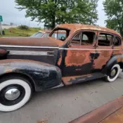 1937 DeSoto Custom Sedan Black all