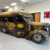 1937 DIESEL RAT ROD SCHOOL BUS