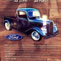 1937 Ford 1/2 ton Custom Show Truck.  ALL STEEL.